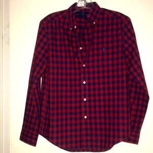 POLO RALPH LAUREN | Red & Blue button down shirt